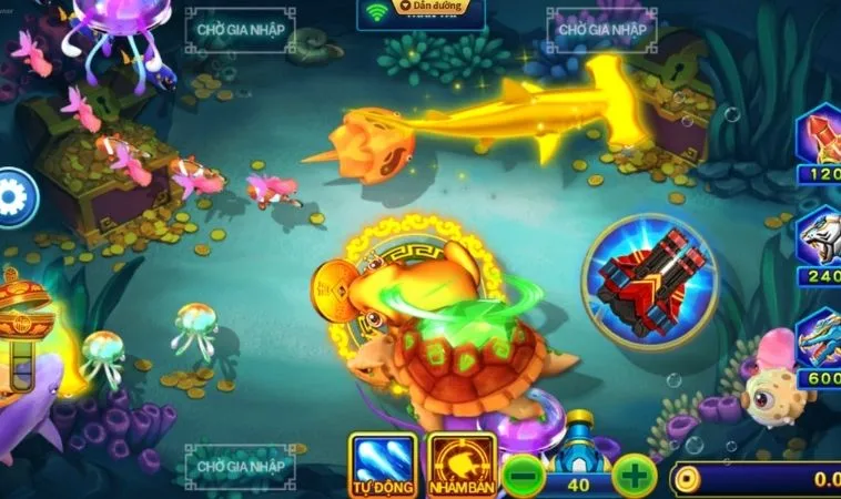Các sinh vật trong game Bắn Cá Thần Tài Tại 2Bong88