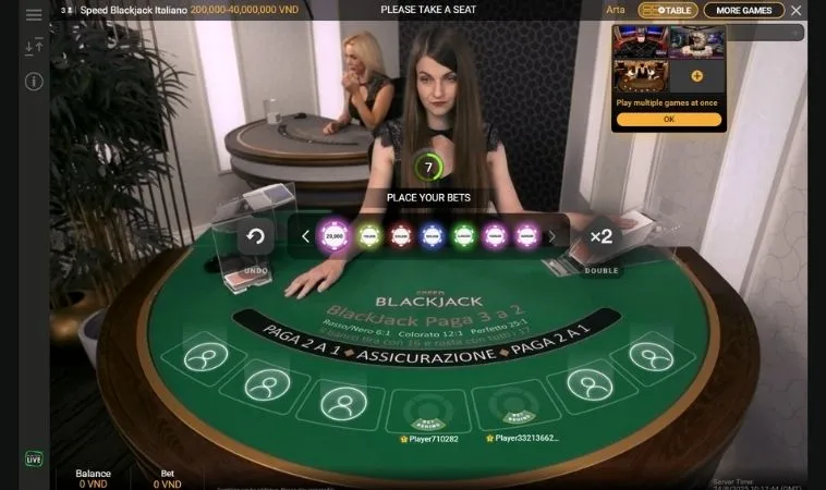 Đánh Bại Nhà Cái Trong Trò Chơi Blackjack Tại 2Bong88 Hiệu Quả Nhất 2 Bàn chơi Blackjack Tại 2Bong88