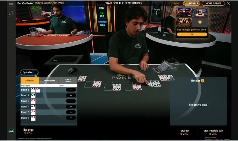 Chơi Xì Tố Tại 2Bong88 cùng dealer chia bài chuyên nghiệp